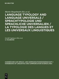 Produktbild: Language Typology and Language Universals 2.Teilband
