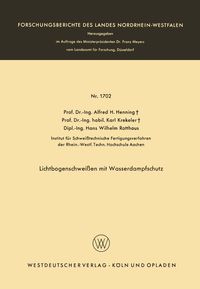Produktbild: Lichtbogenschwei&szlig;en mit Wasserdampfschutz