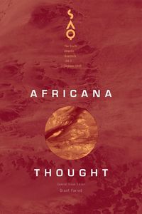 Bild vom Artikel Africana Thought, 108 vom Autor Grant Farred