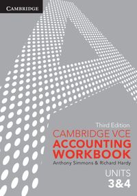 Produktbild: Simmons, A: Cambridge VCE Accounting Units 3 and 4 Workbook