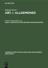 Produktbild: Geschichte der neueren Historiographie