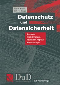 Produktbild: Datenschutz und Datensicherheit