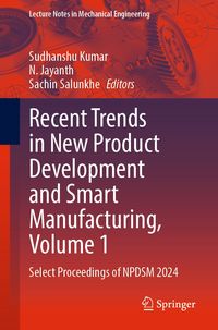 Produktbild: Recent Trends in New Product Development and Smart Manufacturing, Volume 1