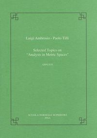 Produktbild: Selected Topics on Analysis in Metric Spaces