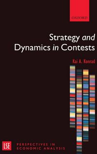 Produktbild: Strategy and Dynamics in Contests