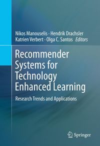 Produktbild: Recommender Systems for Technology Enhanced Learning