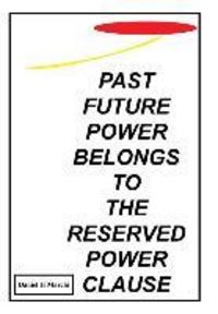Produktbild: Past Future Power Belongs to the Reserved Power Clause