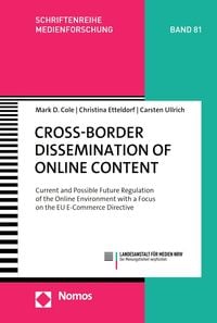Produktbild: Cross-Border Dissemination of Online Content