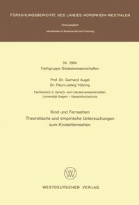 Produktbild: Kind und Fernsehen