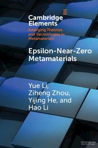Produktbild: Epsilon-Near-Zero Metamaterials