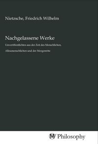 Produktbild: Nachgelassene Werke