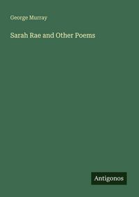 Produktbild: Sarah Rae and Other Poems