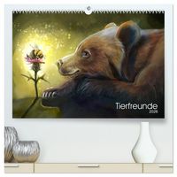 Produktbild: Tierfreunde (hochwertiger Premium Wandkalender 2026 DIN A2 quer), Kunstdruck in Hochglanz