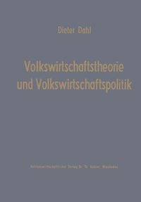 Produktbild: Volkswirtschaftstheorie und Volkswirtschaftspolitik