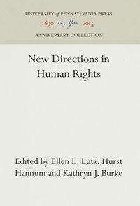 Produktbild: New Directions in Human Rights