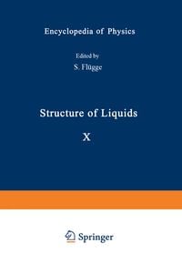 Produktbild: Structure of Liquids / Struktur der Fl&uuml;ssigkeiten