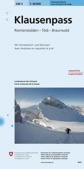 Produktbild: 246S Klausenpass Schneesportkarte
