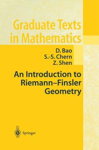 Produktbild: An Introduction to Riemann-Finsler Geometry