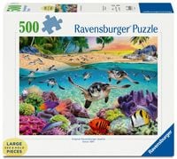 Produktbild: Erwachsenenpuzzle 500 Large Pieces - Meeresschildkr&ouml;ten