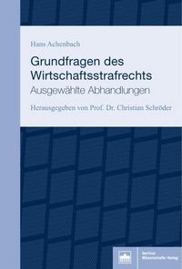 Produktbild: Grundfragen des Wirtschaftsstrafrechts