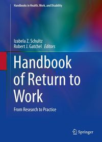 Produktbild: Handbook of Return to Work