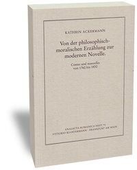Bild vom Artikel Von der philosophisch-moralischen Erzählung zur modernen Novelle vom Autor Kathrin Ackermann