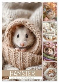 Produktbild: Hamster - s&uuml;&szlig;e Tiere zum Verlieben (Wandkalender 2026 DIN A2 hoch), CALVENDO Monatskalender