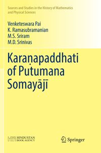 Produktbild: Karaṇapaddhati of Putumana Somayājī