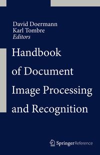 Produktbild: Handbook of Document Image Processing and Recognition