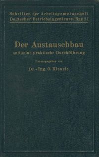 Produktbild: Schriften der Arbeitsgemeinschaft Deutscher Betriebsingenieure