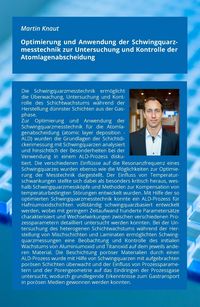 Produktbild: Optimierung und Anwendung der Schwingquarzmesstechnik zur Untersuchung und Kontrolle der Atomlagenabscheidung