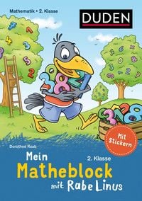 Produktbild: Mein Matheblock mit Rabe Linus - 2. Klasse