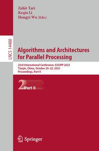 Produktbild: Algorithms and Architectures for Parallel Processing