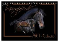 Produktbild: Traumpferde-ART-Collection (Tischkalender 2026 DIN A5 quer), CALVENDO Monatskalender