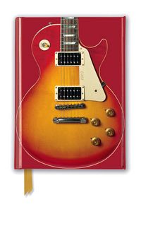 Produktbild: Premium Notizbuch DIN A6: Gibson Les Paul Guitar - Sonnenrote Gitarre