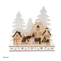 Produktbild: HTI-Living LED Weihnachtsdeko Dorfsilhouette LED Weihnachtsdeko Dorfsilhouette