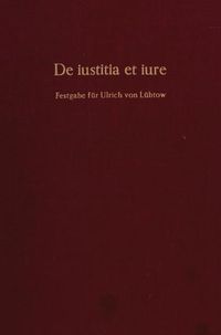 Produktbild: De iustitia et iure.