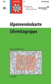 Produktbild: Alpenvereinskarte
