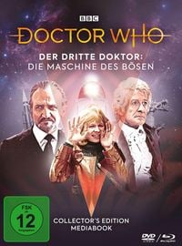 Produktbild: Doctor Who: Der Dritte Doktor - Die Maschine des B&ouml;sen - Mediabook Edition (+ DVD) (+ Bonus-DVD) LTD.