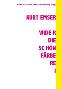 Produktbild: Kurt Emser - Wider die Sch&ouml;nf&auml;rberei