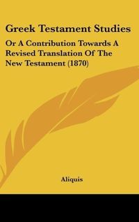 Produktbild: Greek Testament Studies