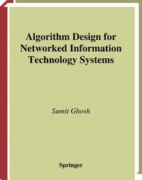 Produktbild: Algorithm Design for Networked Information Technology Systems