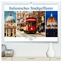 Produktbild: Italienisches Stadtgefl&uuml;ster, Rom - Mailand - Florenz (hochwertiger Premium Wandkalender 2026 DIN A2 quer), Kunstdruck in Hochglanz