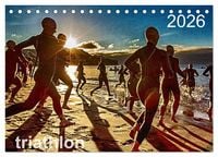 Produktbild: TRIATHLON 2026 (Tischkalender 2026 DIN A5 quer), CALVENDO Monatskalender