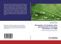 Produktbild: Perception of students who participated in business simulation at USBE