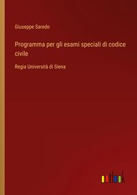 Produktbild: Programma per gli esami speciali di codice civile