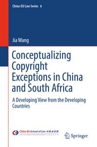Produktbild: Conceptualizing Copyright Exceptions in China and South Africa