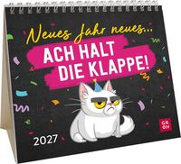 Produktbild: Mini-Kalender 2027: Neues Jahr neues &hellip; ach halt die Klappe!