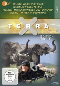 Produktbild: Terra X - Edition Vol. 12 Kieling &ndash; Mitten in S&uuml;dafrika - Kieling &ndash; Mitten im wilden Deutschland - Kielings wildes Afrika - Kielings wilde Welt II & III [4 DVDs]