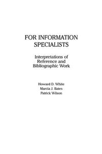 Produktbild: For Information Specialists